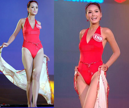 Mai Phương Thúy là Hoa hậu Việt Nam có chiều cao khủng nhất lúc đăng quang, 1m79. 