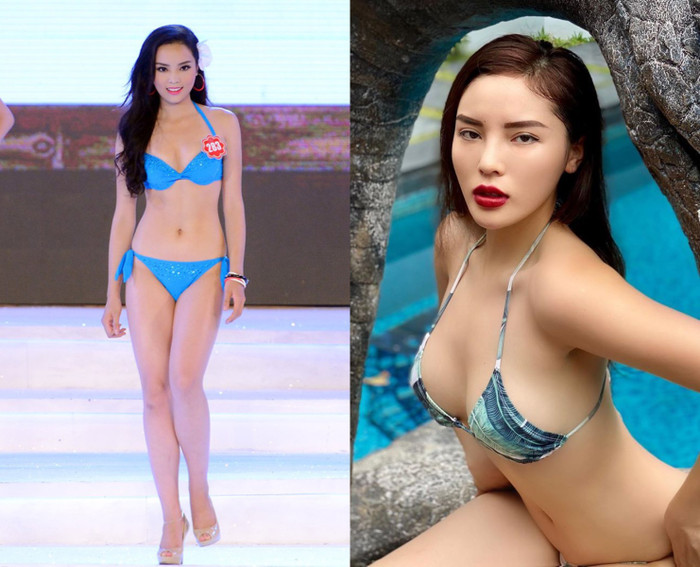 Vòng một của Hoa hậu Việt Nam 2014 - Kỳ Duyên giống như từ miền đồng bằng châu thổ sông Hồng sau một đêm tỉnh giấc trở thành cùng đồi núi Tây Bắc.