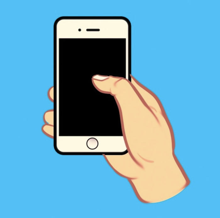 Cầm điện thoại bằng một tay cho thấy bạn là người rất tự tin.