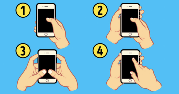 Cách cầm điện thoại nói lên điều gì về tính cách và tình yêu của bạn?