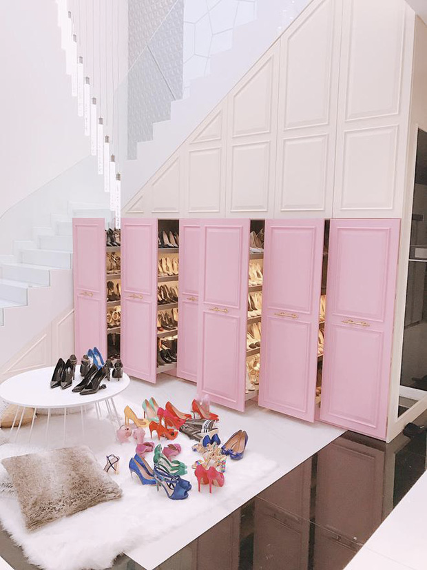 Sao Việt khiến fan mắt chữ O miệng chữ A vì tủ đồ hàng hiệu đắt ngang căn penthouse Ảnh 4