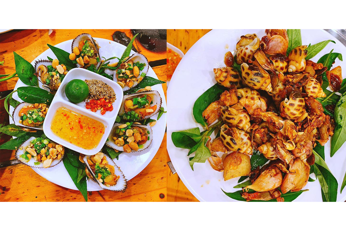 Món ăn được bày trí hấp dẫn