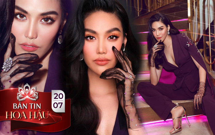 Lan Khuê khuynh đảo fan sắc đẹp với sắc tím nhưng vẫn mạnh mẽ, vừa sang chảnh vừa quyến rũ Ảnh 2