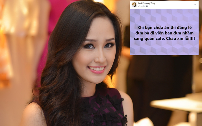 Chỉ tại 'tâm hồn ăn uống': Mai Phương Thuý đưa bà đến bệnh viện nhưng nhầm sang quán cafe Ảnh 2