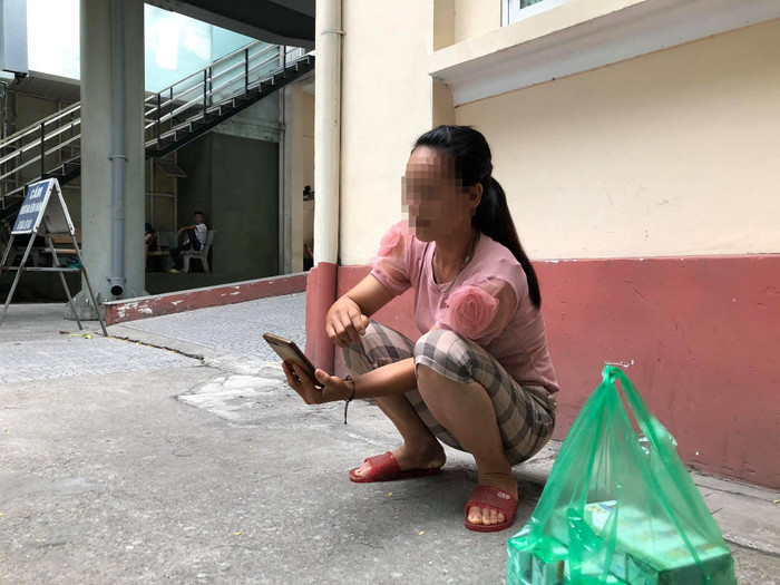 Chị Nguyễn Thị Phượng kể lại sự việc