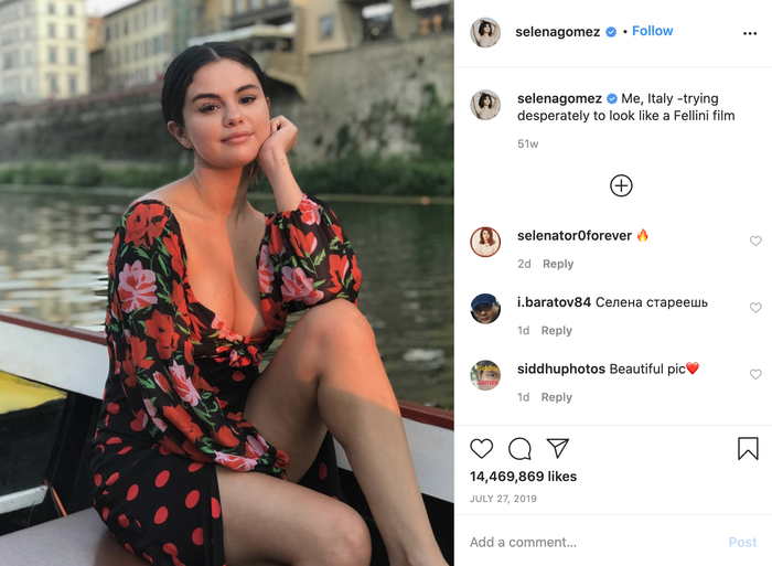 Trong dịp sinh nhật lần thứ 27, nữ ca sĩ Selena Gomez đã dành thời gian tận hưởng chuyến du lịch cùng bạn bè ở Ý.