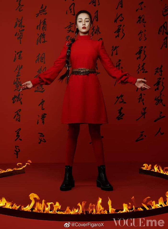 Địch Lệ Nhiệt Ba trên Vogue Me tháng 7: Kẻ chê 'dị' khó ngấm, người khen sang chảnh, kiêu kì Ảnh 7
