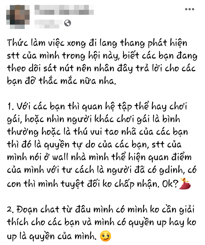 Bà xã diễn viên Thành Được ẩn ý đang giữ chứng cứ 'gọi gái' của nhiều sao Việt Ảnh 9