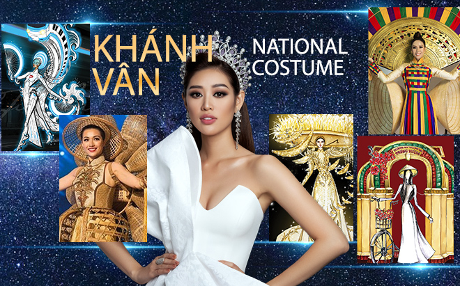 Chủ nhân National Costume Nàng Mây thiết kế váy tàu điện Metro cho Khánh Vân: Cổng trường cũng thành trang phục cực chất Ảnh 2