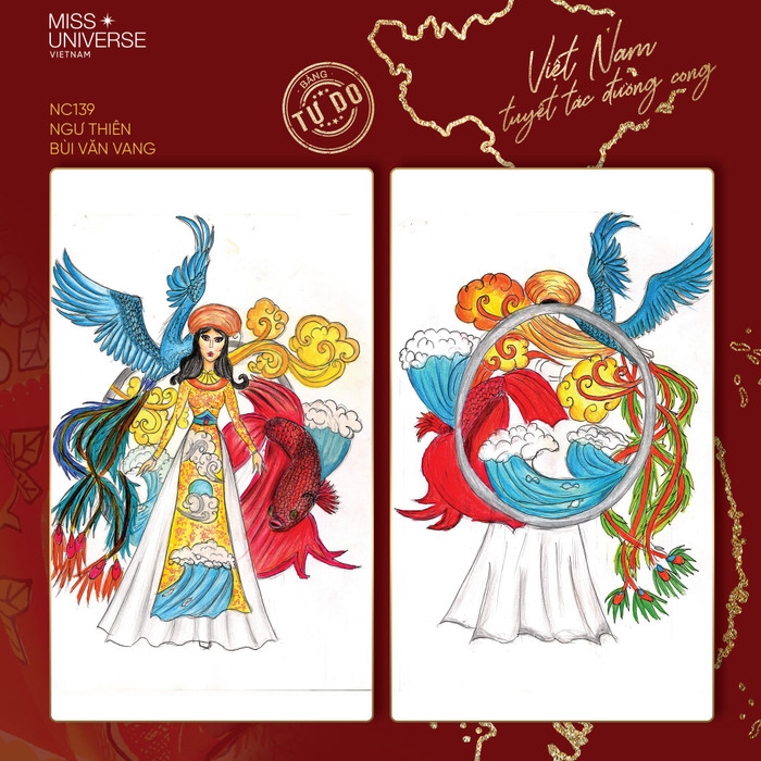 5 họa tiết cũ rích nhất cuộc thi National Costume cho Khánh Vân: Hoa sen, chùa Cầu quá 'nhàm chán' Ảnh 39