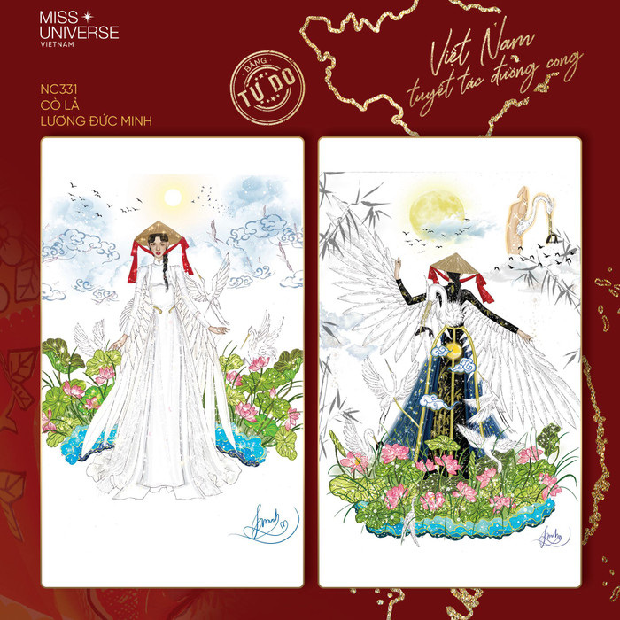 5 họa tiết cũ rích nhất cuộc thi National Costume cho Khánh Vân: Hoa sen, chùa Cầu quá 'nhàm chán' Ảnh 25