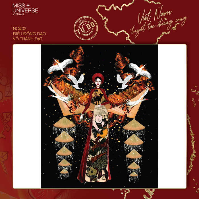 5 họa tiết cũ rích nhất cuộc thi National Costume cho Khánh Vân: Hoa sen, chùa Cầu quá 'nhàm chán' Ảnh 26