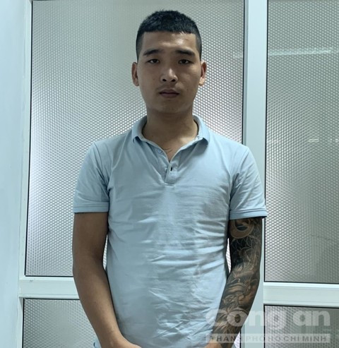 Đối tượng Đặng Anh Tú (SN 1996, ngụ tổ 60, P.Hòa Khánh Nam, Q.Liên Chiểu, TP.Đà Nẵng) là người chém anh Nhân tử vong. Ảnh: báo Công an