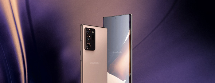 Galaxy Note20 và Note20 Ultra là hai sản phẩm được mong đợi nhất sự kiện của Samsung. (Ảnh: @evleaks)