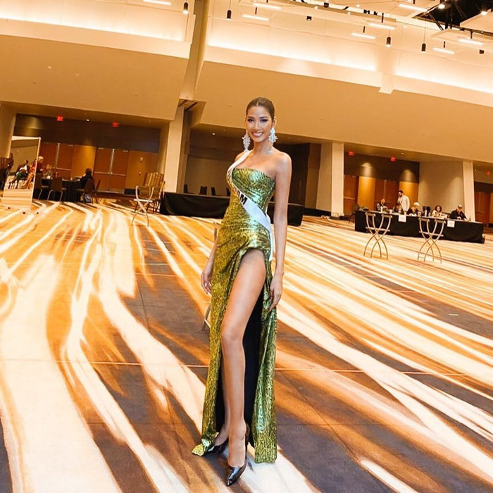 Sau nửa năm, hoa hậu Mỹ vẫn 'sốc' vì đẳng cấp mặc đẹp của Hoàng Thùy tại Miss Universe 2020 Ảnh 11
