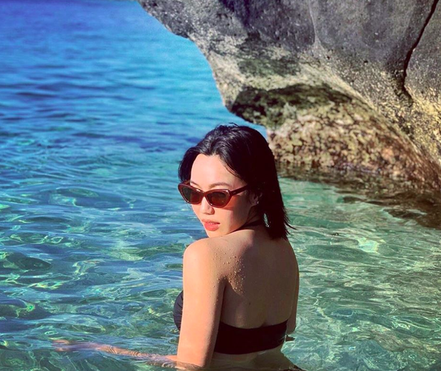 Hiếm hoi mới thấy Diệu Nhi diện bikini, dân mạng thốt lên: Body 'rất gì và này nọ' Ảnh 7