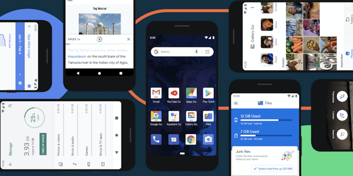 Android Go có thể giúp những thiết bị cấu hình yếu chạy mượt mà hơn phiên bản Android thông thường. (Ảnh: Google)