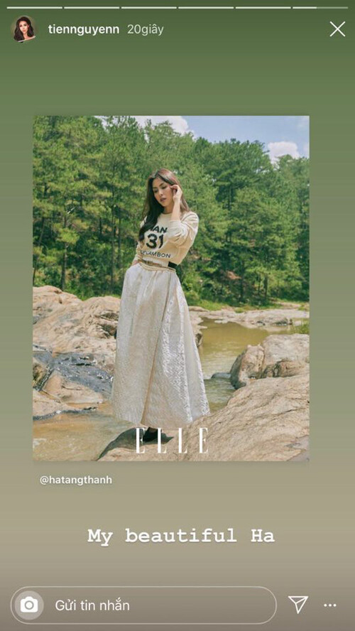 Động thái 'si mê' nhan sắc chị dâu của Tiên Nguyễn đã hanh chóng nhận được sự chú ý của đông đảo công chúng