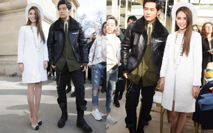 Châu Kiệt Luân nắm tay vợ trẻ tham dự tuần lễ thời trang Paris vào năm 2016 thu hút sự chú ý của giới mộ điệu