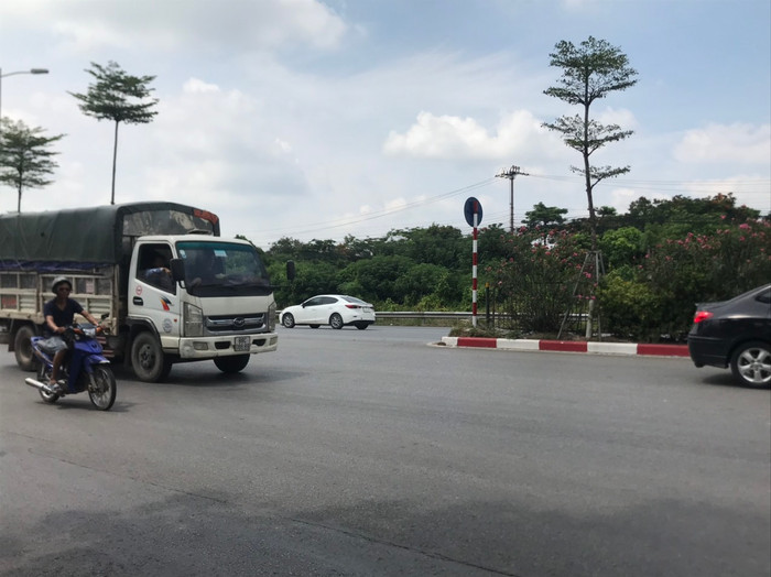 Ngã rẽ sang đường nơi xảy ra vụ cướp.