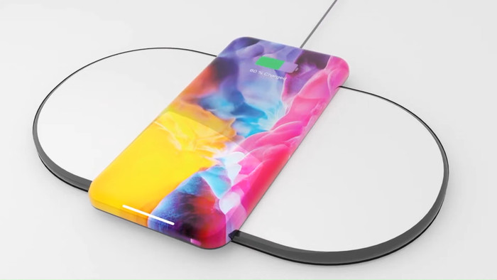 Ngoài ra, video còn cho thấy một sản phẩm tưởng như đã chìm vào quên lãng là đế sạc không dây AirPower của Apple. Sản phẩm đã bị 'Táo khuyết' khai tử vào năm 2019 không rõ lý do. Tuy nhiên, thời gian gần đây, leaker Jon Prosser đã tiết lộ rằng, Apple dường như đã giải quyết được vướng mắc lớn nhất có trên AirPower mà công ty phải khai tử trước đó. (Ảnh: ConceptsiPhone)