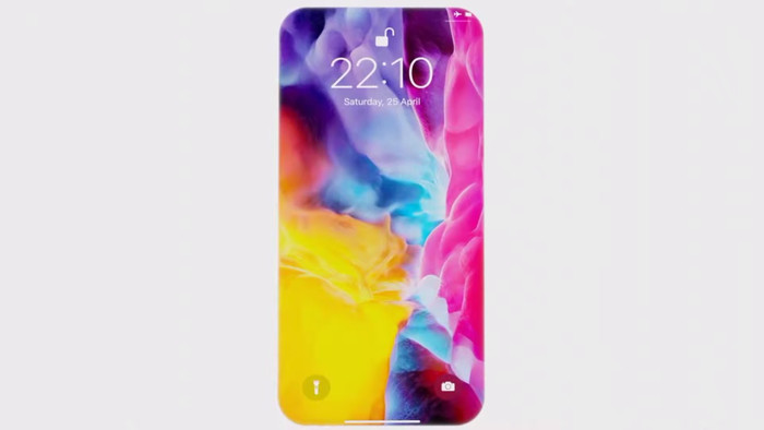 Tuy nhiên, dựa theo những nguồn tin gần đây, iPhone 13 có thể trang bị camera ẩn dưới màn hình kết hợp với vân tay siêu âm bên trong màn hình. (Ảnh: ConceptsiPhone)