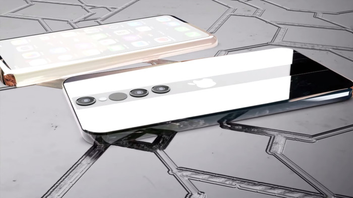 Concept này cho thấy chiếc iPhone 13 Pro sẽ được trang bị màn hình bao phủ cả mặt lưng. (Ảnh: ConceptsiPhone)