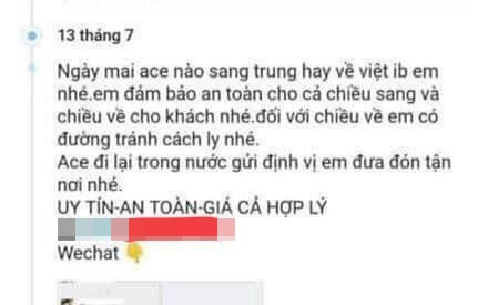 Phẫn nộ màn quảng cáo công khai nhà xe đưa người từ bên kia biên giới về nước, cam kết có đường 'né cách ly' COVID-19 Ảnh 2