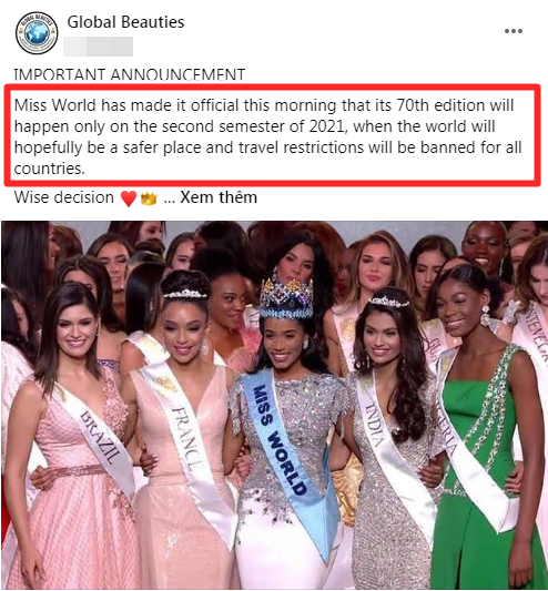 Miss World 2020 hoãn 1 năm: Hoa hậu kế nhiệm Tiểu Vy thêm thời gian cho Dự án Nhân ái tầm cỡ Ảnh 3