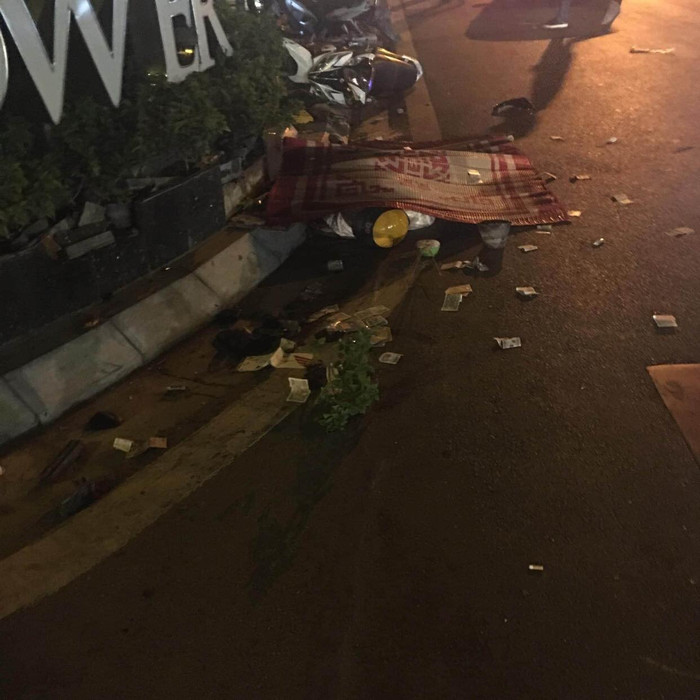 Hiện trường vụ tai nạn