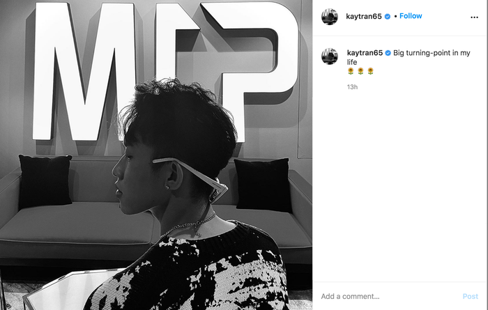 'Bước ngoặc lớn trong cuộc đời tôi'.