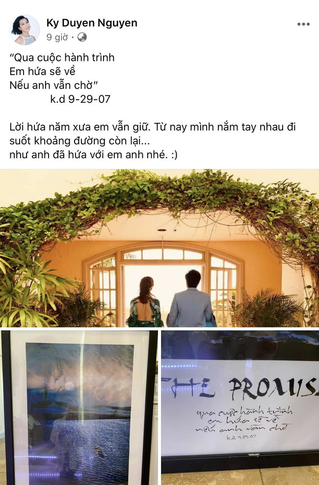 Bài đăng trên đã dấy lên nghi vấn MC Kỳ Duyên tái hợp với chồng cũ sau 10 năm ly hôn