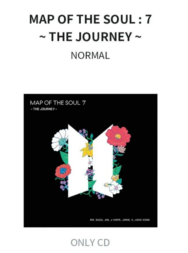 Map Of The Soul: 7 The Journey của BTS đã nhận được vị trí No.1 trong BXH album hàng tuần của Oricon.