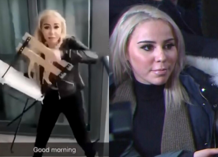 Video ném ghế từng gây tranh cãi của Zoia. Ảnh: iHeartRadio