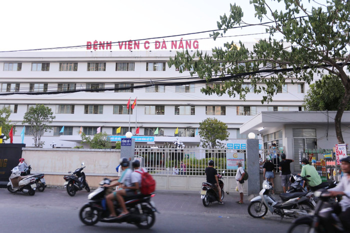 Bệnh viện C Đà Nẵng hiện đang được phong toả.