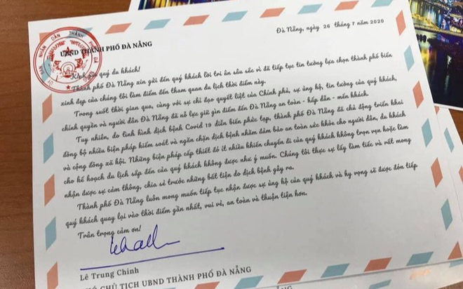 Lãnh đạo Đà Nẵng gửi thư tri ân du khách: 'Hy vọng sẽ được đón tiếp quý khách quay lại vào thời điểm gần nhất, vui vẻ, an toàn hơn' Ảnh 2