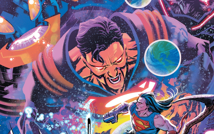 Superboy-Prime sẽ... đấm nhau với Darkest Knight ở cuối sự kiện DEATH METAL Ảnh 2