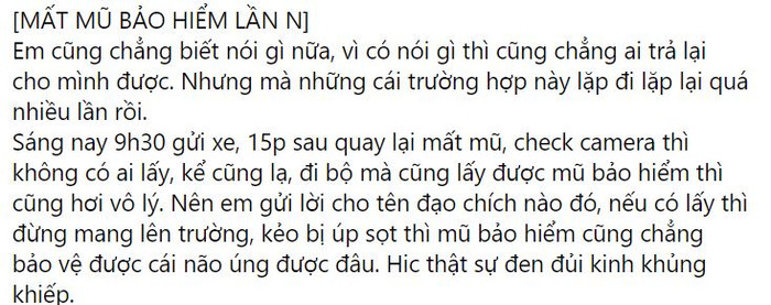 Nam sinh đăng đàn bày tỏ bức xúc
