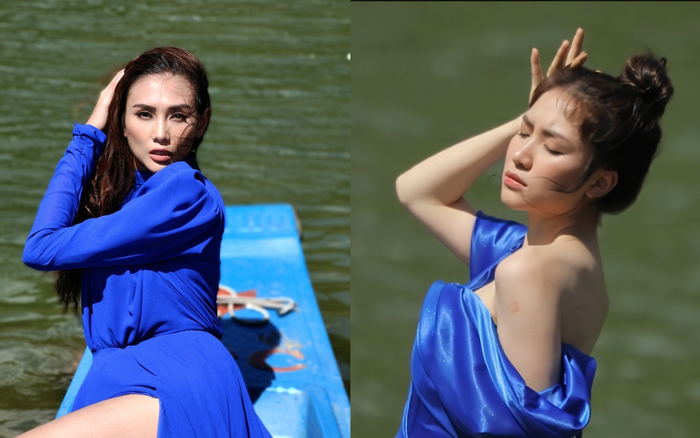 Võ Hoàng Yến nghiêm túc thị phạm tạo dáng nhưng Hòa Minzy lại cực lầy lội Ảnh 2