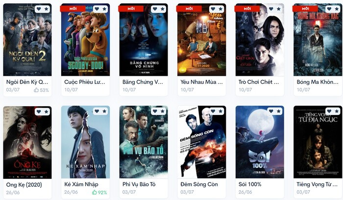 Loạt phim ít ỏi ra mắt khán giả những ngày qua.