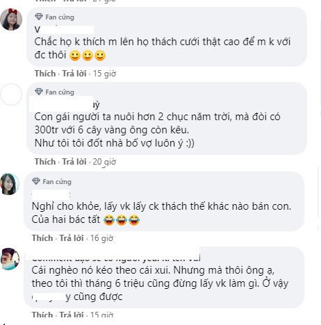 'Tái mặt' trước màn thách cưới 'khủng' của nhà bạn gái với 300 triệu và 6 cây vàng, nam thanh niên 'cầu cứu' dân mạng: Phải là quá đáng lắm không? Ảnh 5