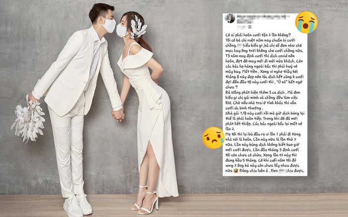 Cặp đôi 'số nhọ' phải hoãn đám cưới hai lần vì COVID-19 và 'lỗi tại thầy bói' Ảnh 2