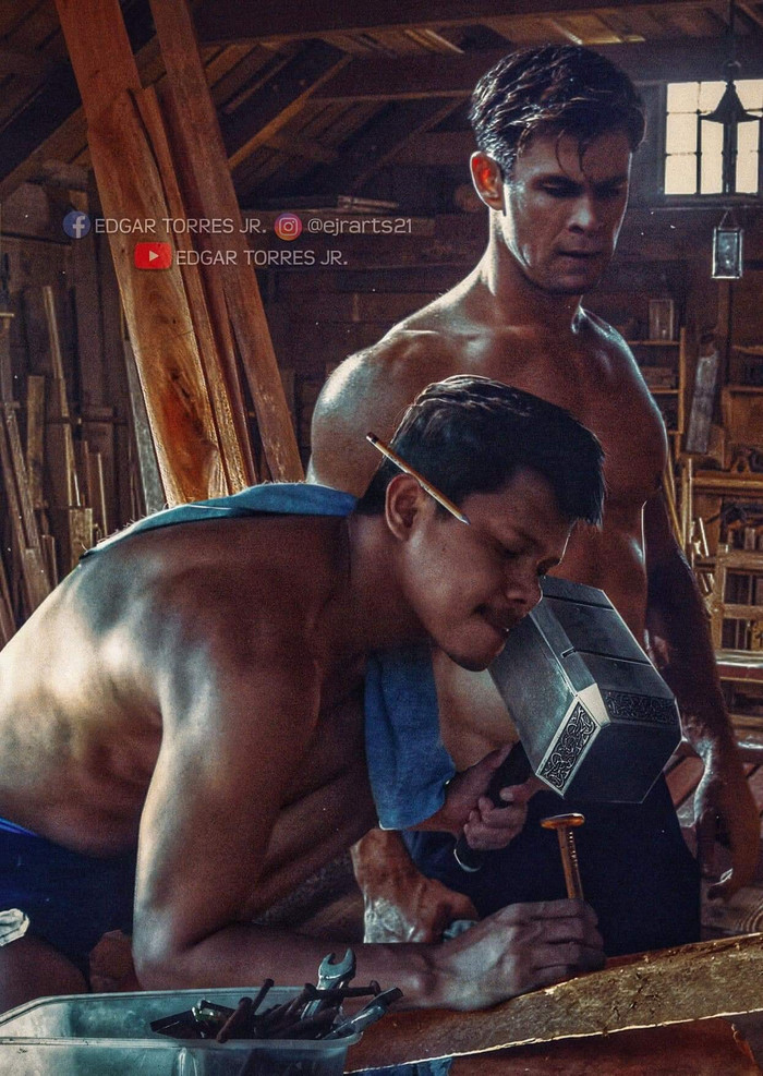 Loạt poster quá đỉnh do chính tay fan Marvel làm, và ổng cũng xuất hiện luôn trong đó Ảnh 13