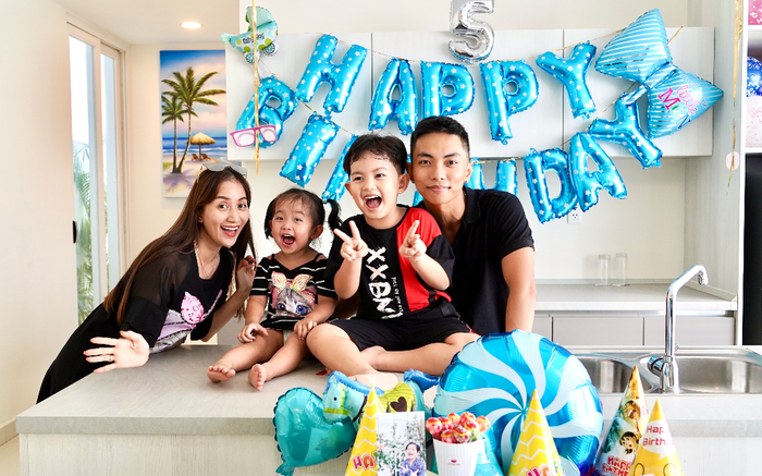 Vợ chồng Khánh Thi làm sinh nhật hoành tráng cho con trai ở resort 5 sao Ảnh 2