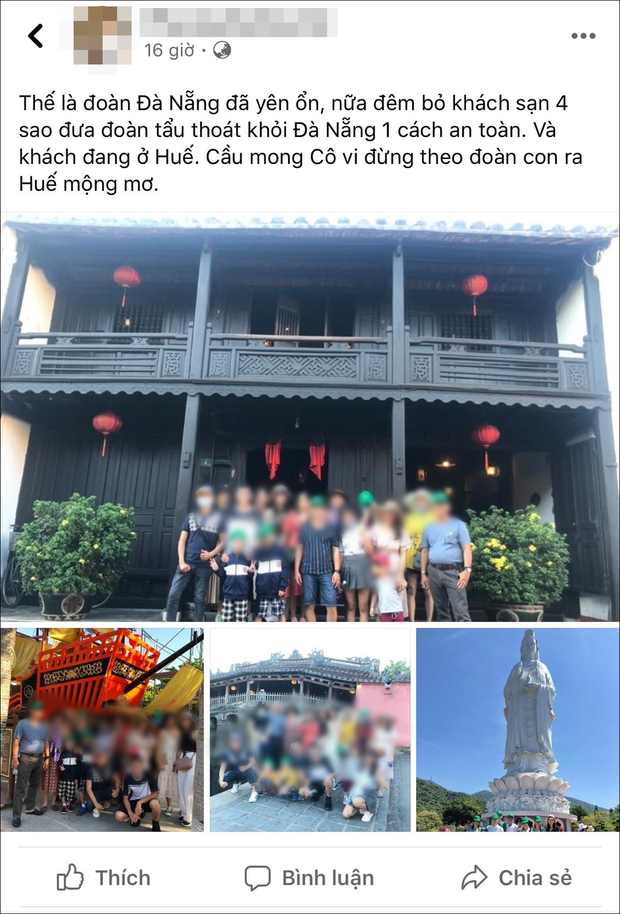 Dân mạng chỉ trích gay gắt hướng dẫn viên phát ngôn: 'Đưa khách tẩu thoát khỏi Đà Nẵng một cách an toàn' Ảnh 3