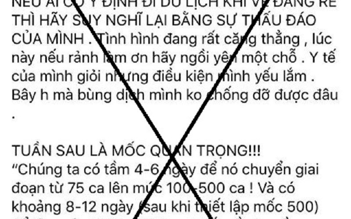 Đăng tải thông tin sai sự thật liên quan đến dịch COVID-19, một Facebooker ở Huế bị xử phạt Ảnh 2
