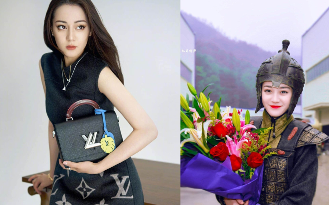 Địch Lệ Nhiệt Ba sang chảnh đeo túi LV, kết thúc gần 4 tháng quay 'Trường Ca hành' Ảnh 2