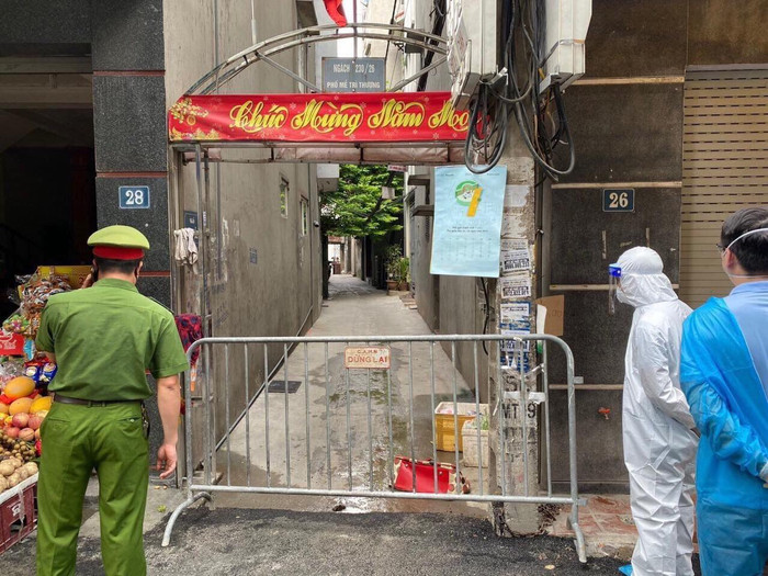 Ca nghi nhiễm COVID-19 trú tại ngách 230/26 phố Mễ Trì Thượng, phường Mễ Trì, quận Nam Từ Liêm, Hà Nội. 