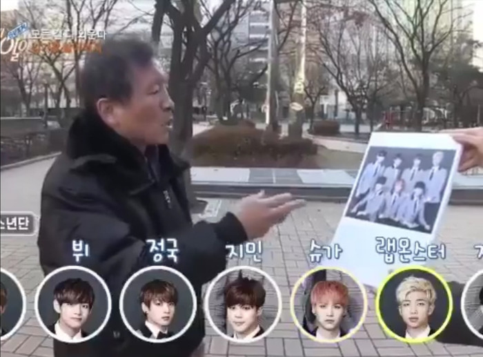 Đoạn phỏng vấn 1 fan lớn tuổi của BTS, khi liệt kê tên của từng thành viên.