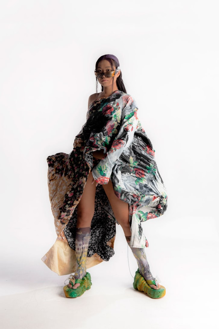 Một tác phẩm nghệ thuật thời trang của Trà My được mặc bởi DJ Kanucia